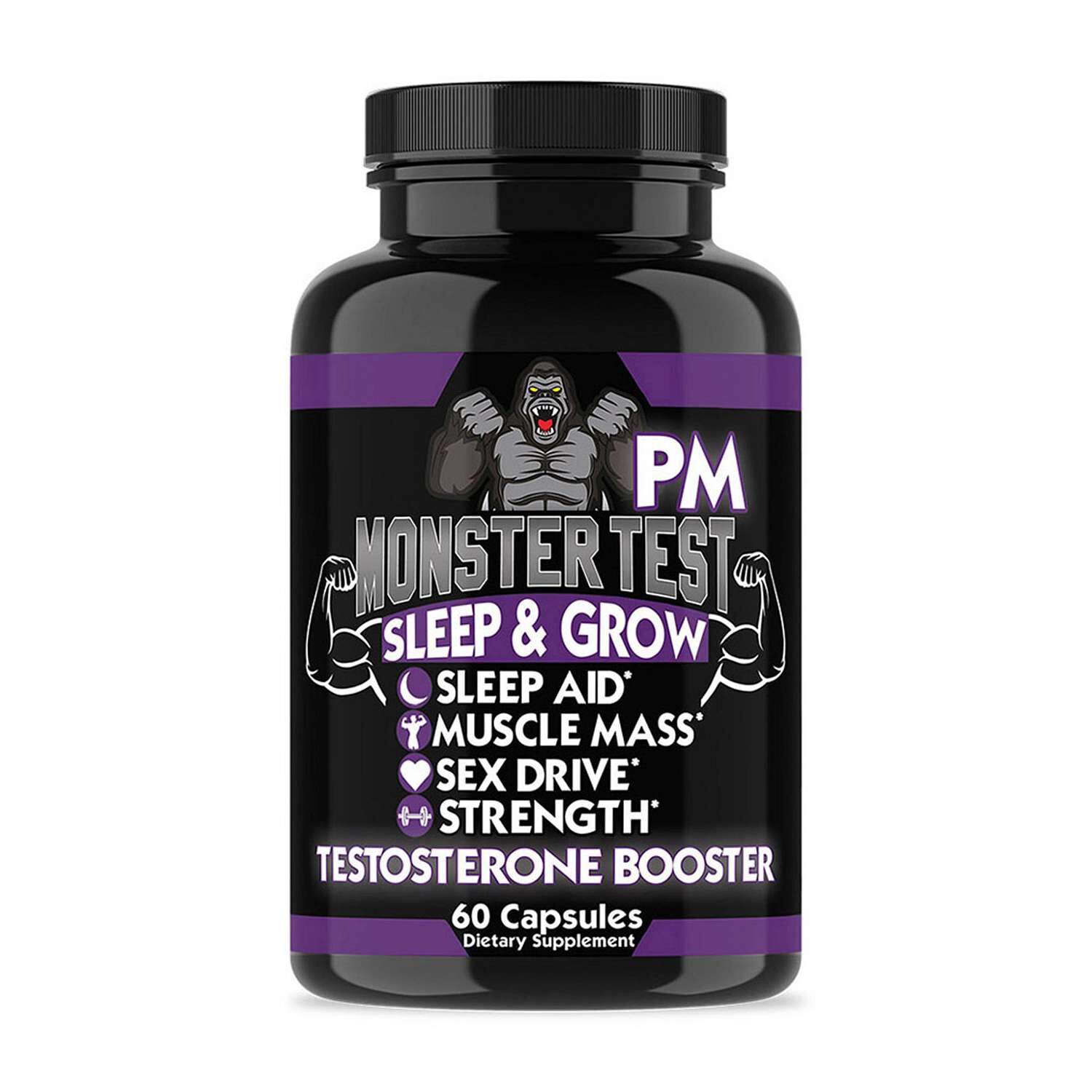 Monster Test PM - 60 Capsules (30 Servings) | GNC